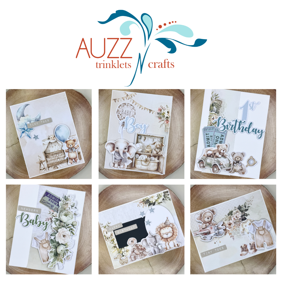 ATK Hello Darling Aquamarine (Boys) by Uniquely Creatives Card Kit