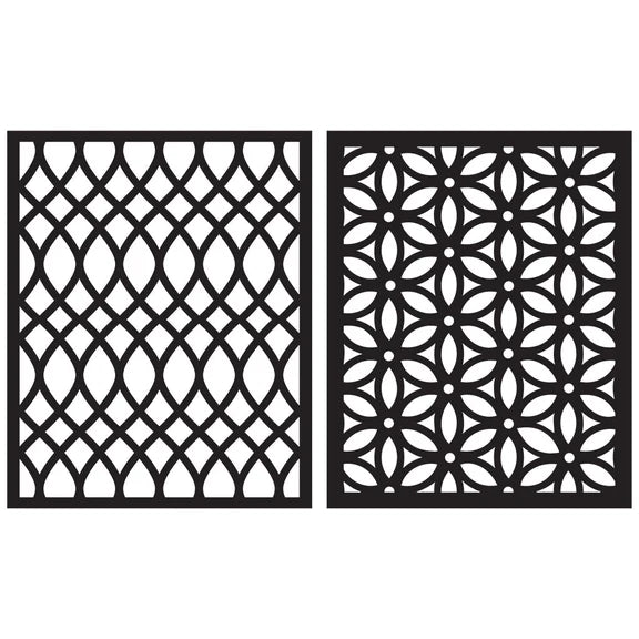 Hero Arts Abstract Lines Stencil Pairs