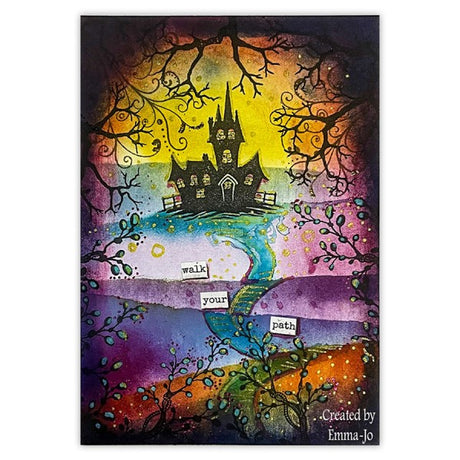 Lavinia Stamps Hill House Stamp LAV908