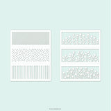 Concord & 9th Hillside Stencil Set (2 qty; 4.75 x 6)