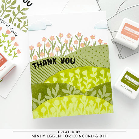 Concord & 9th Hillside Stencil Set (2 qty; 4.75 x 6)