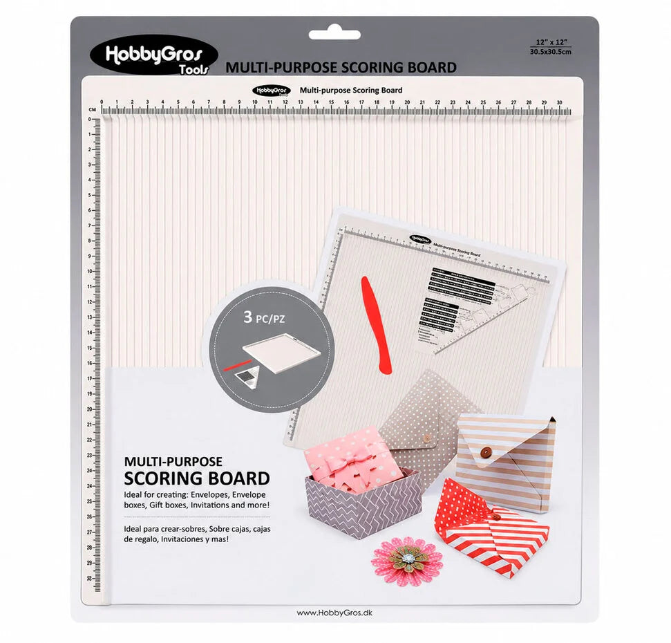 HobbyGros Storage Multi-Purpose Scoring Board 12x12 Inch Metric Measurement - HGT046