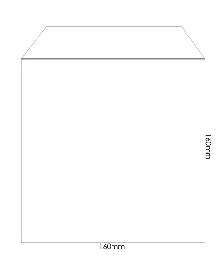 HobbyGros Storage Pockets for Dies and Stamps 160x160mm (25pcs) (SS133)