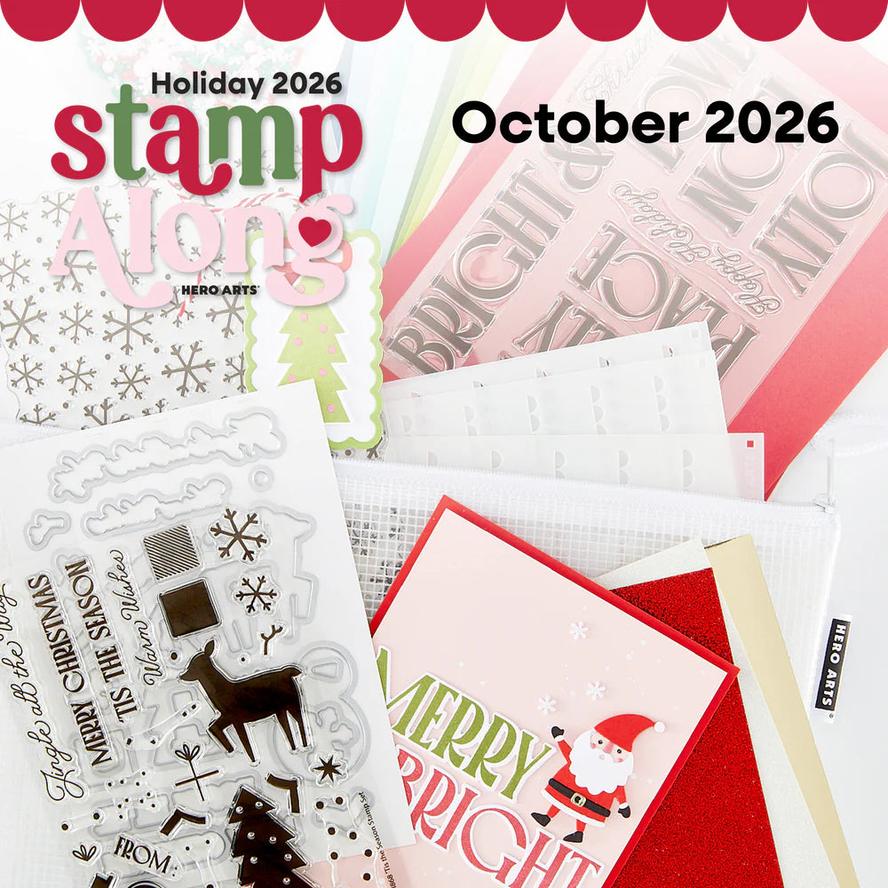 Hero Arts Holiday Stamp Along October 2026 Pre order