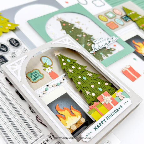 Concord & 9th Holiday Home Stamp Set (4 x 8) & Die Bundle