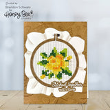 Honey Bee Stamps Embroidered - 3D Embossing Folder