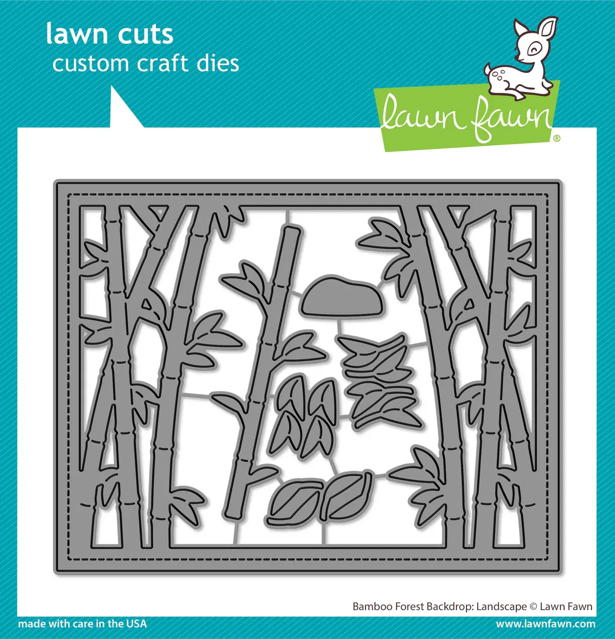 Lawn Fawn LF3617 - Lawn Cuts - Bamboo Forest Backdrop:
Landscape Dies