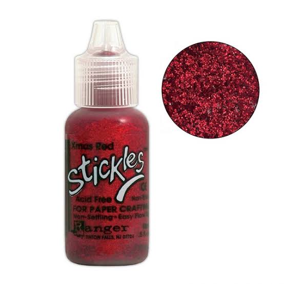 Ranger Stickles Glitter Glue .5oz Christmas RED