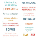 Honey Bee Stamps More Coffee Please - 4x 6 Photopolymer Stamp Set / Die Bundle