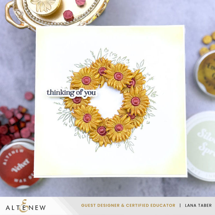 Altenew Sunflower Wax Seal Stamp
