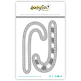 Honey Bee Stamps In Stitches: Candy Cane - Honey Cuts - Stand-Alone Dies