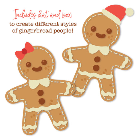 Honey Bee Stamps In Stitches: Gingerbread - Honey Cuts - Stand-Alone Dies