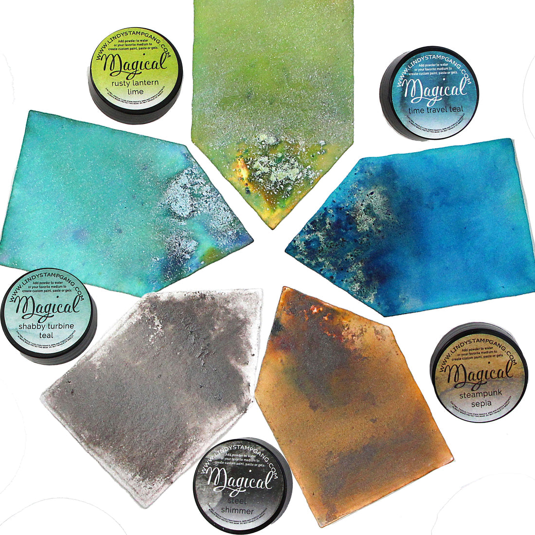 Lindy's Gang Industrial Chic SHIMMER Magicals + Shaker/Sticker Pack