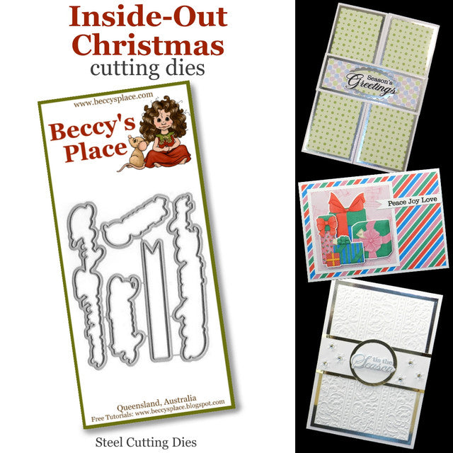 Beccy's place Inside Out Christmas cutting dies