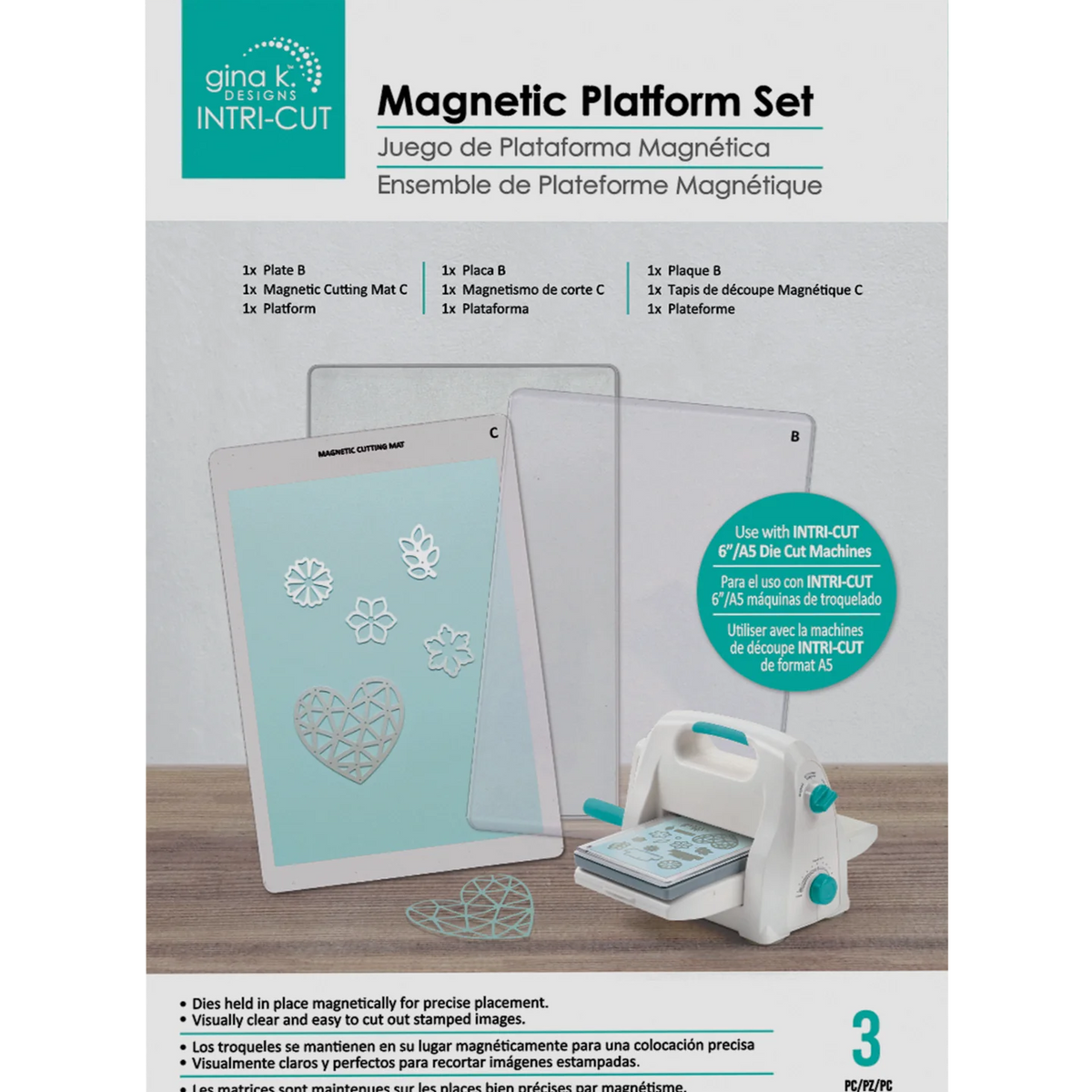 Gina K Designs Intri-Cut Magnetic Platform Set postage as per actual ...