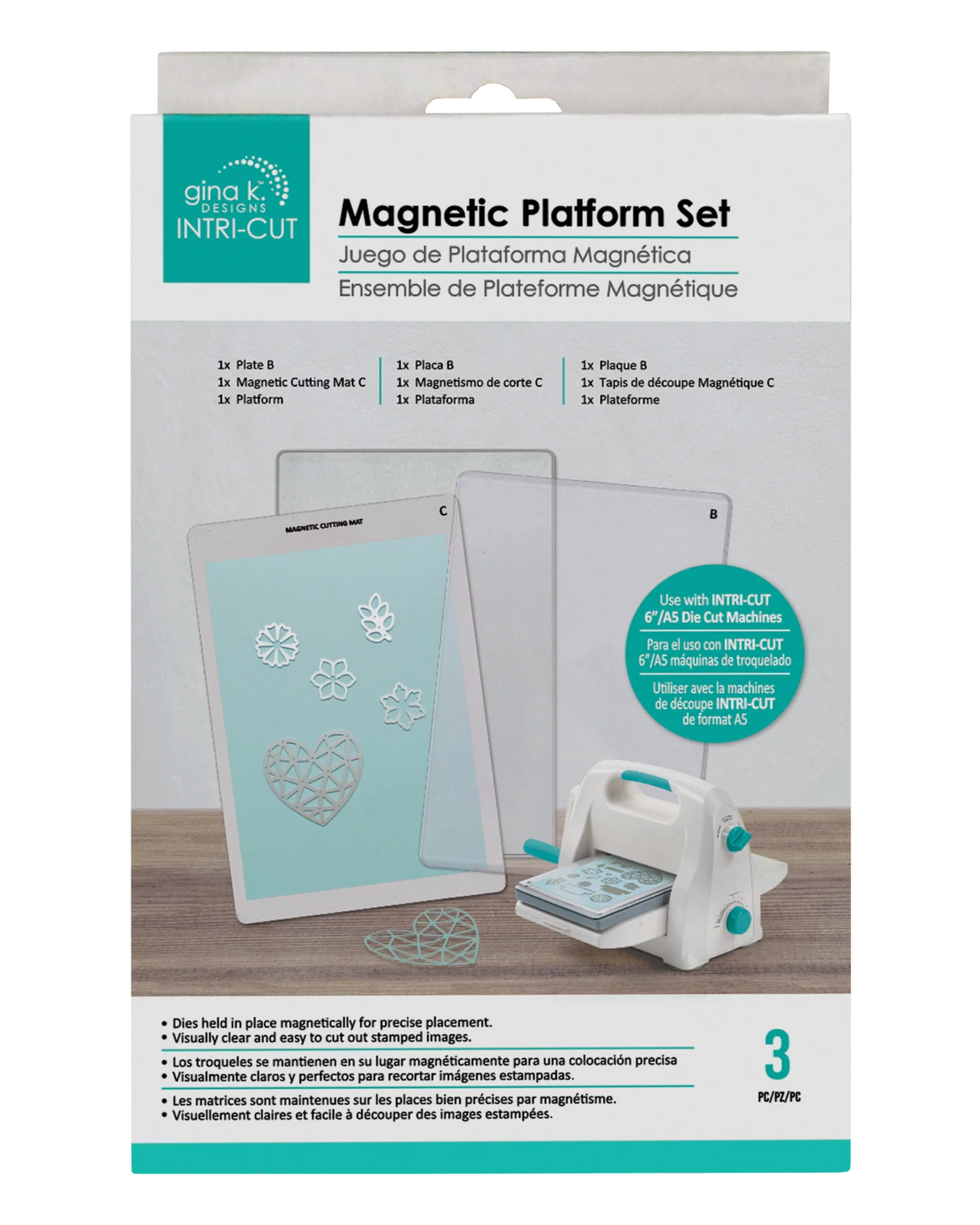 Gina K Designs Intri-Cut Magnetic Platform Set postage as per actual