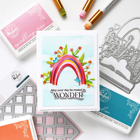 Pinkfresh Studio Nature's Narrative die & Stencil Bundle