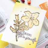 Pinkfresh Studio Bloom & Buds Stamp / Die / Stencil Bundle