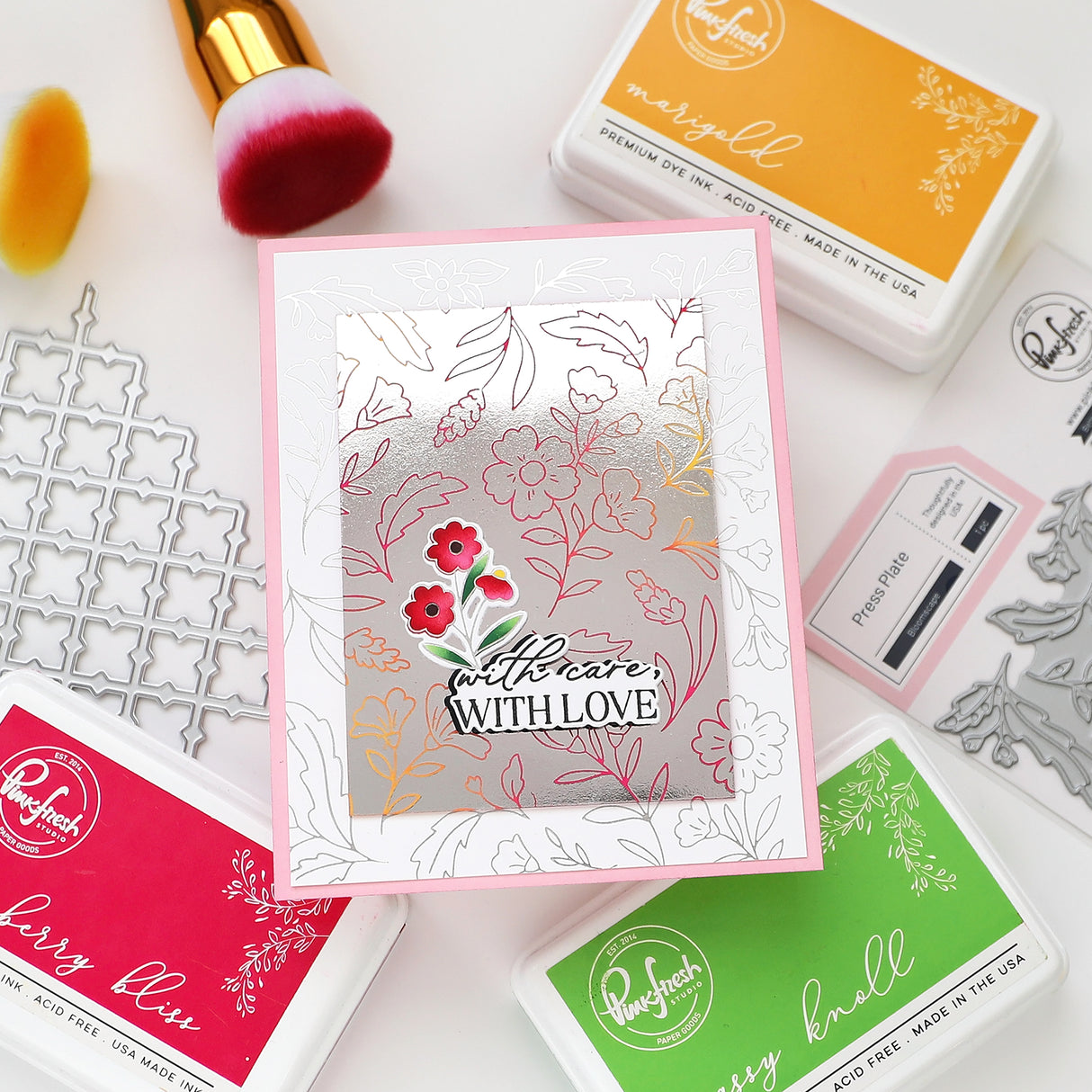 Pinkfresh Studio On My Mind stamp / Die Bundle