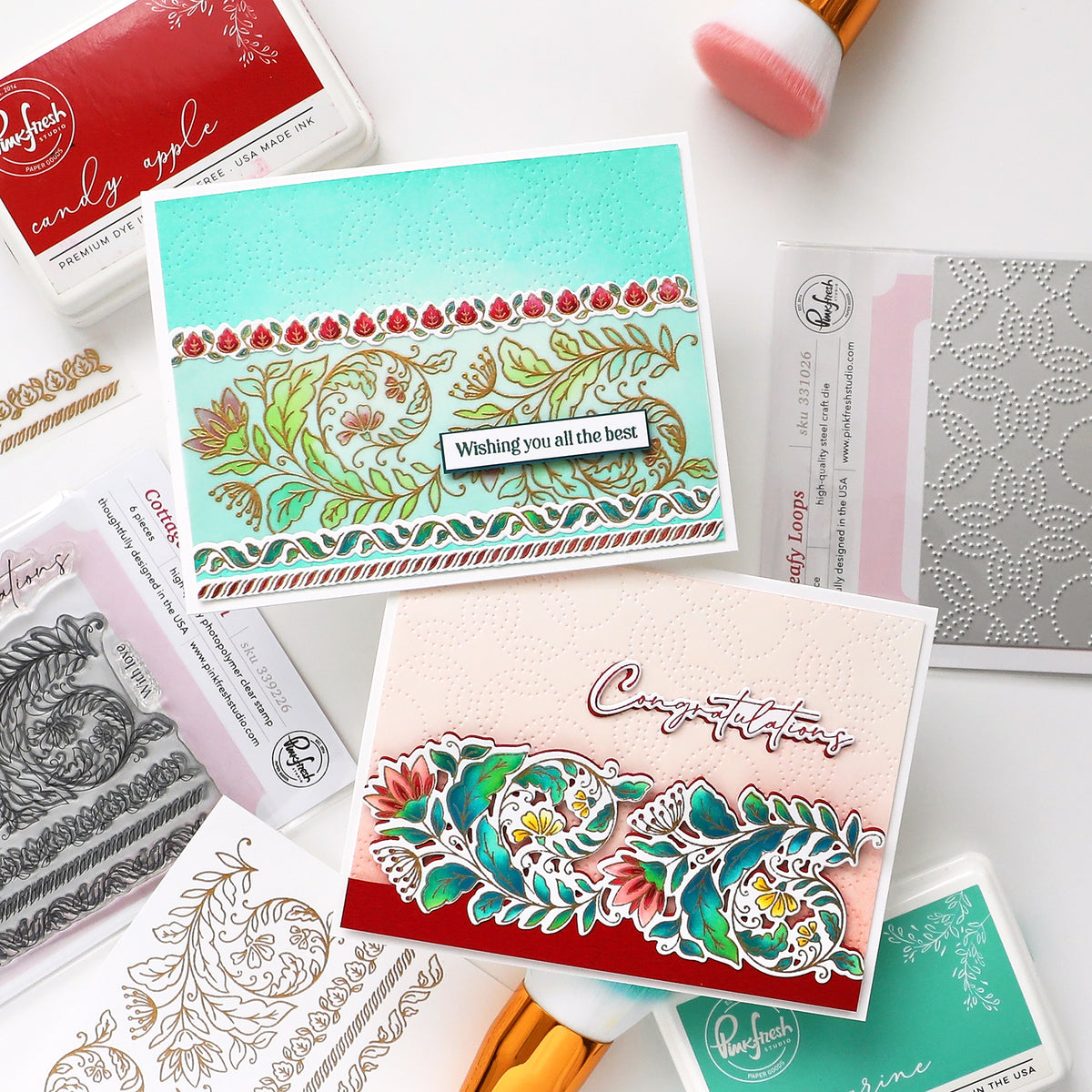 Pinkfresh Studio Simply Said Stamp & Die Bundle