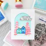 Pinkfresh Studio Holiday Express press plate