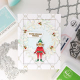 Pinkfresh Studio The Shelf Edit: Magic of the Season stamp/ Die/ Stencil Bundle