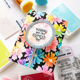 Pinkfresh Studio Petal Pop stencil