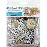 49 & Market Country Heart Cafe Chipboard Assortment - JCH-36411