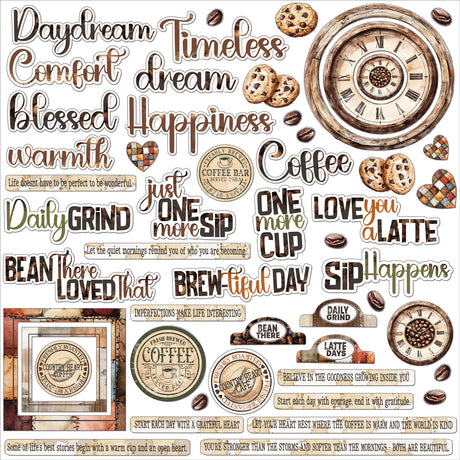 49 & Market Country Heart Cafe Chipboard Assortment - JCH-36411