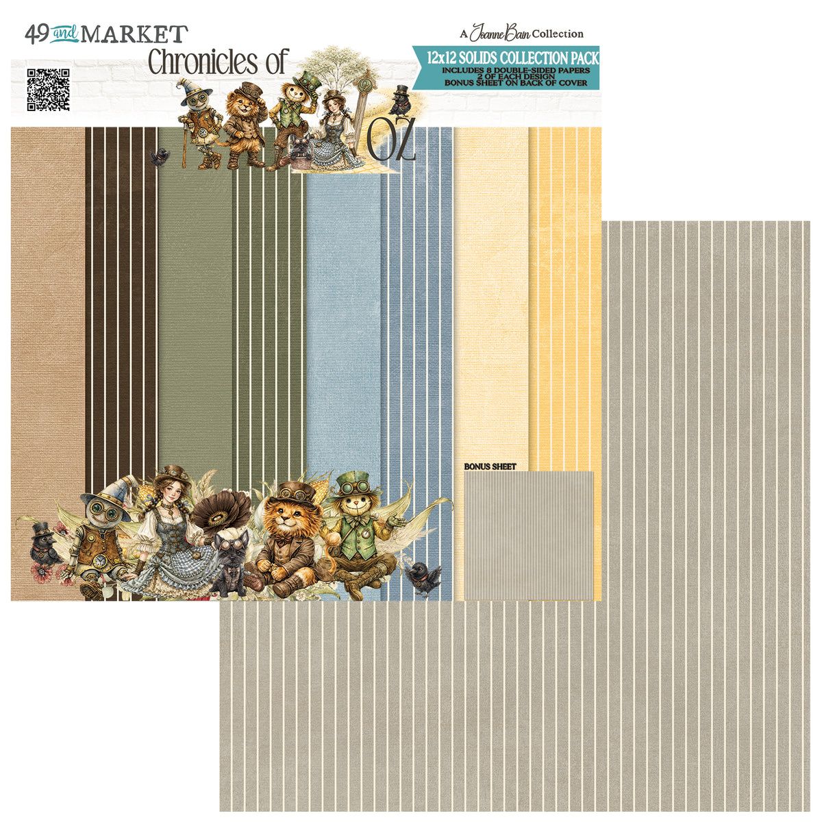 49 & Market Chronicles of Oz 12x12 Solids Collection Pack - JCO-38286