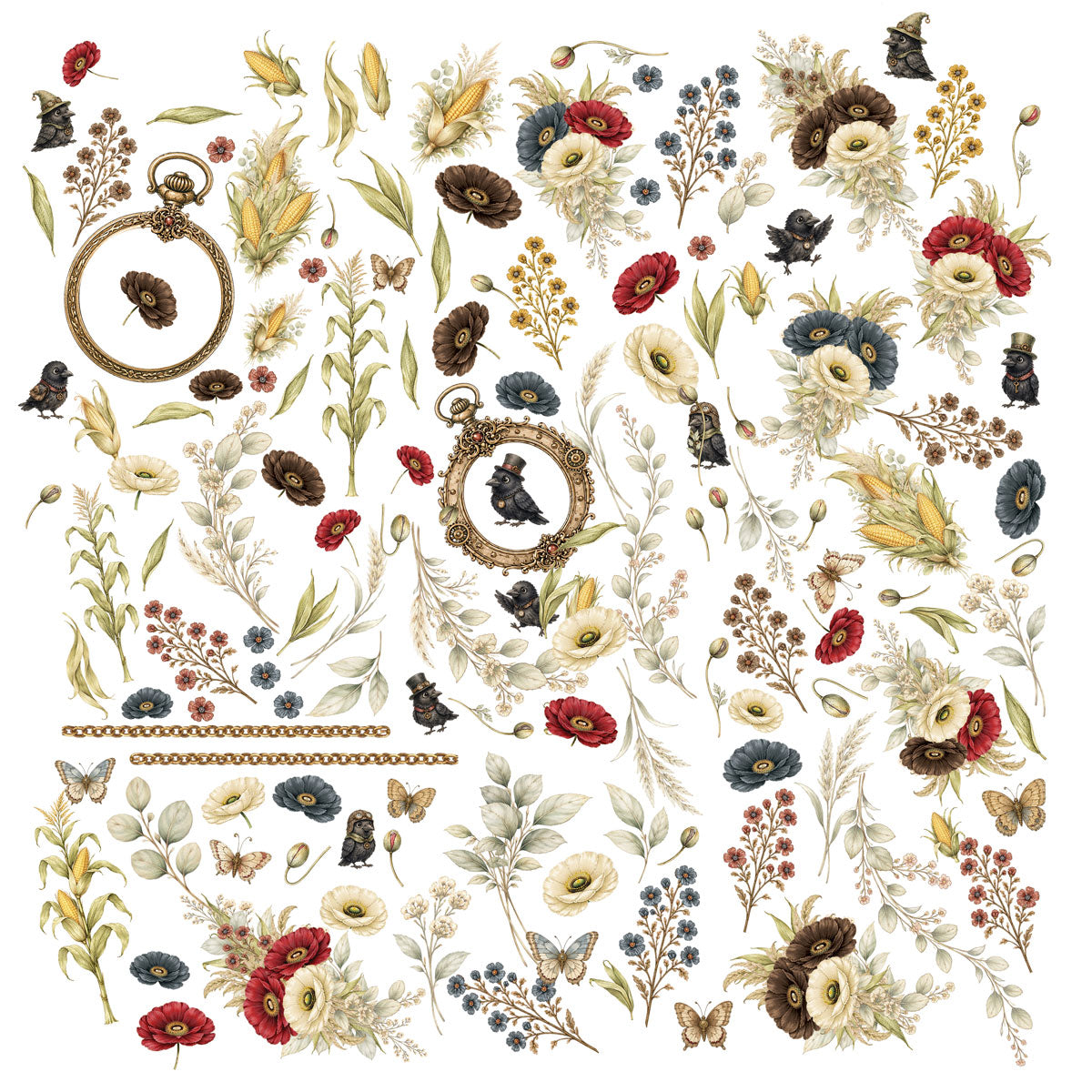 49 & Market Chronicles of Oz Laser Cut Wildflowers - JCO-38453