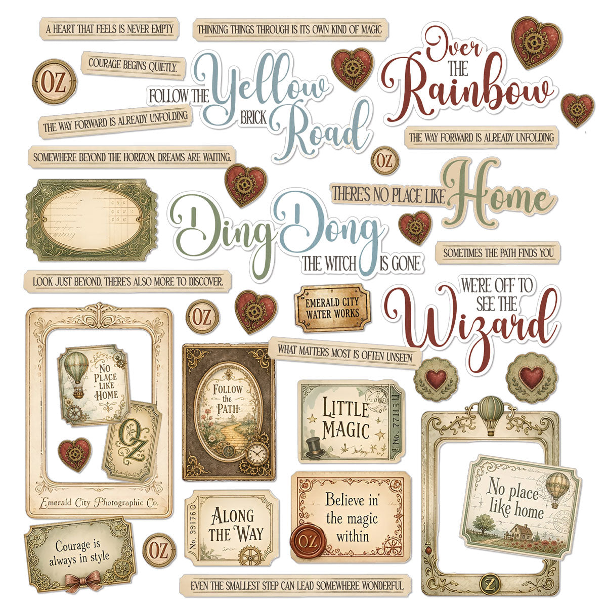 49 & Market Chronicles of Oz Chipboard Set - JCO-38484