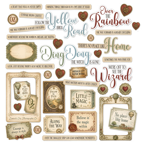 49 & Market Chronicles of Oz Chipboard Set - JCO-38484