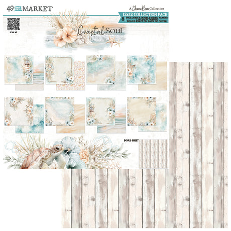 49 & Market Coastal Soul 12 x 12 Collection Pack - JCS-36794