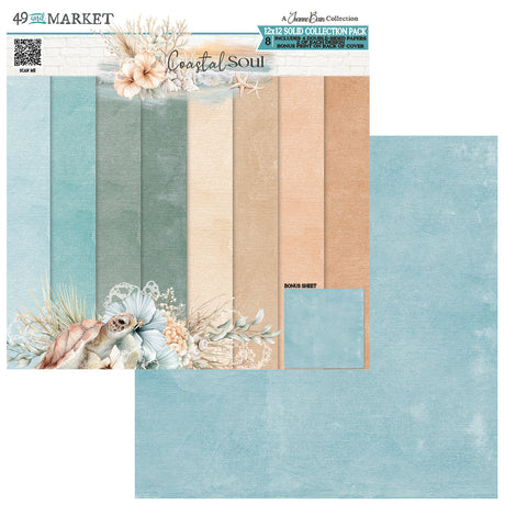 49 & Market Coastal Soul 12 x 12 Solids Collection Pack - JCS-36800