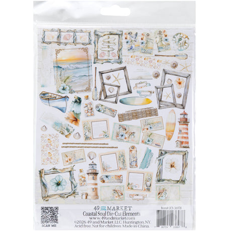 49 & Market Coastal Soul Die-Cuts Elements - JCS-36978