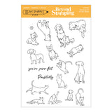 Spellbinders Beyond Stamping Pawsitivity No. 1 Clear Stamp Set by Josh Griffiths Studio - JGS0005