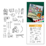 Spellbinders Little Lodgings Clear Stamp Set by Josh Griffiths Studio