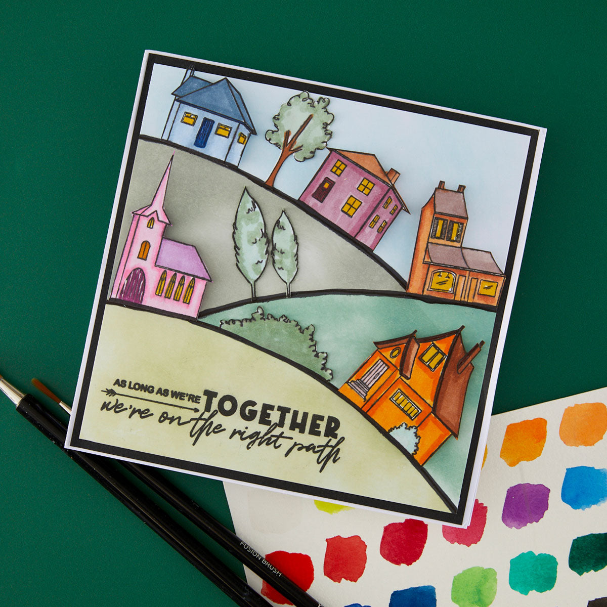 Spellbinders Little Lodgings Clear Stamp Set by Josh Griffiths Studio