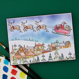 Spellbinders Custom Christmas Clear Stamp Set by Josh Griffiths Studio