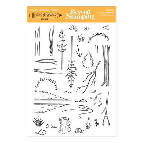 Spellbinders Beyond Stamping Custom Woodland Clear Stamp Set by Josh Griffiths Studio - JGS0009