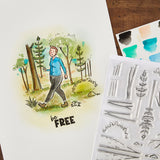 Spellbinders Beyond Stamping Custom Woodland Clear Stamp Set by Josh Griffiths Studio - JGS0009