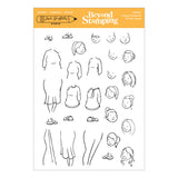 Spellbinders Beyond Stamping Custom Portrait No. 1 Clear Stamp Set by Josh Griffiths Studio - JGS0001