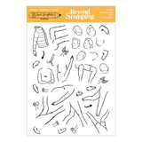 Spellbinders Beyond Stamping Can't Stand Still 2 - Men Clear Stamp Set by Josh Griffiths Studio - JGS0018