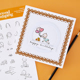 Spellbinders Beyond Stamping Custom Portrait No. 3 Clear Stamp Set by Josh Griffiths Studio - JGS0003