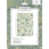 Lisa Horton Crafts Reviving the Arts and Crafts Movement Jasmine Vine 3D Embossing Folder & Stencil Bundle