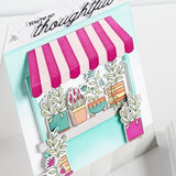 Pinkfresh Studio Flower Market stencil & Die Bundle