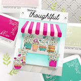 Pinkfresh Studio Petal Trellis coverplate die