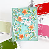 Pinkfresh Studio Lush Elegance stamp / Die / Stencil / Press plate Bundle