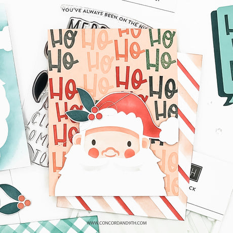 Concord & 9th Jolly St. Nick Stencil Pack